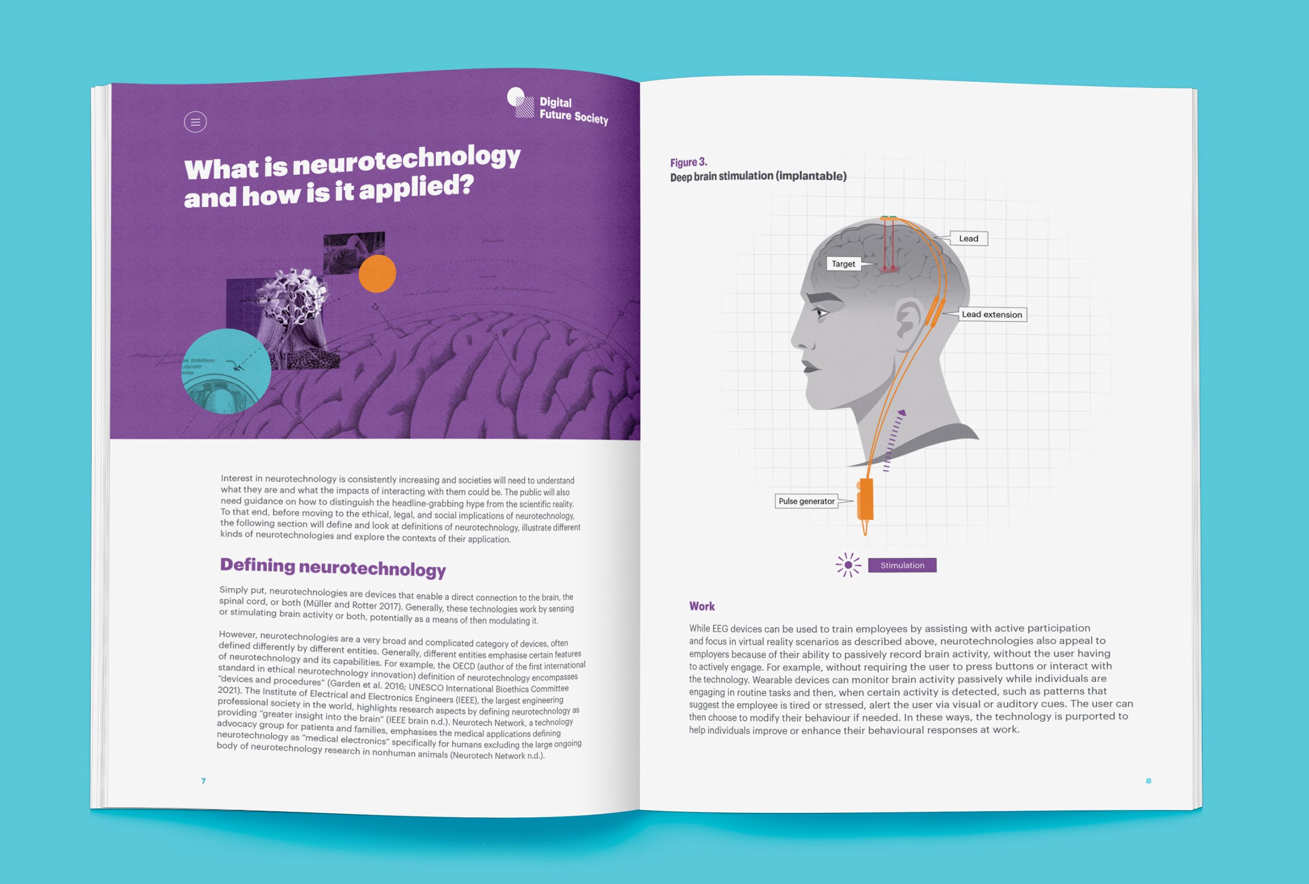 Neurotechnology Information design graphic design studio