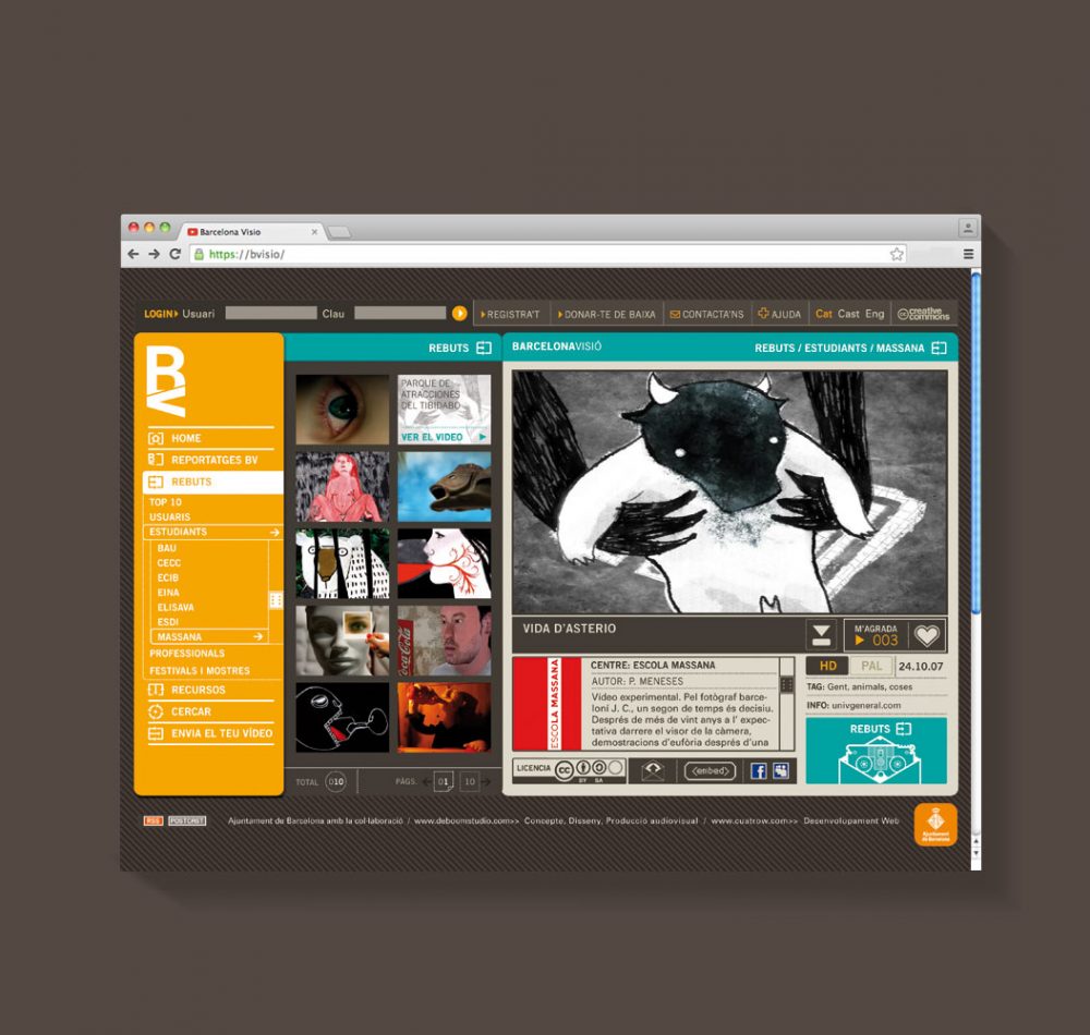 Web Barcelona Visió